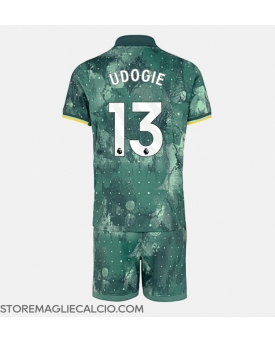 Tottenham Hotspur Destiny Udogie #13 Maglia Gara Terza Repliche 2024-25 Bambino